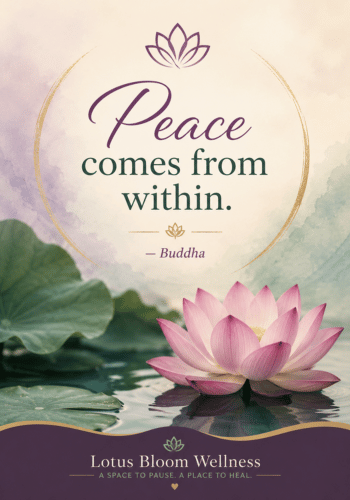 Peace Comes From Within
